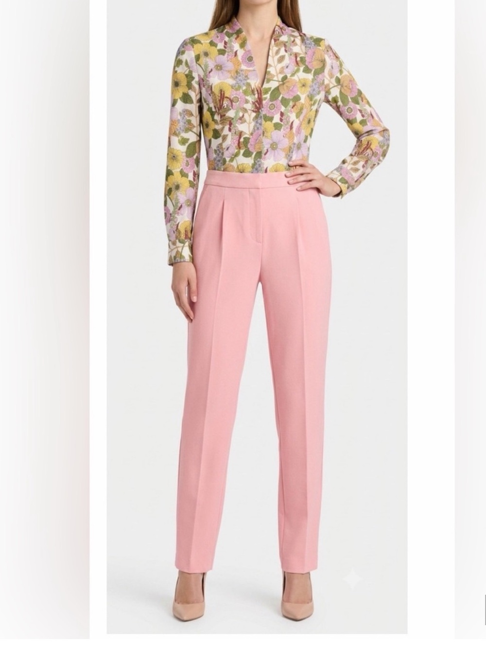 NWT Tuckernuck Adalie wildflower jumpsuit pink 6